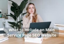 main service page seo website